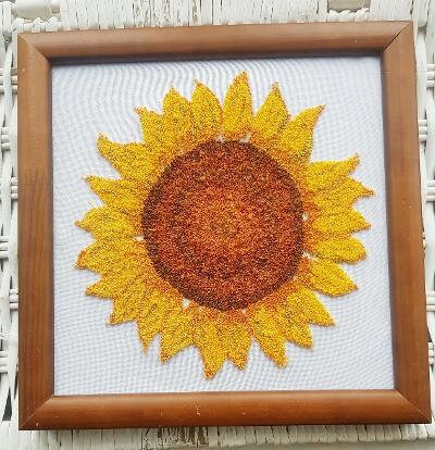 SUNFLOWER Punch Needle Embroidery Kit - Etsy
