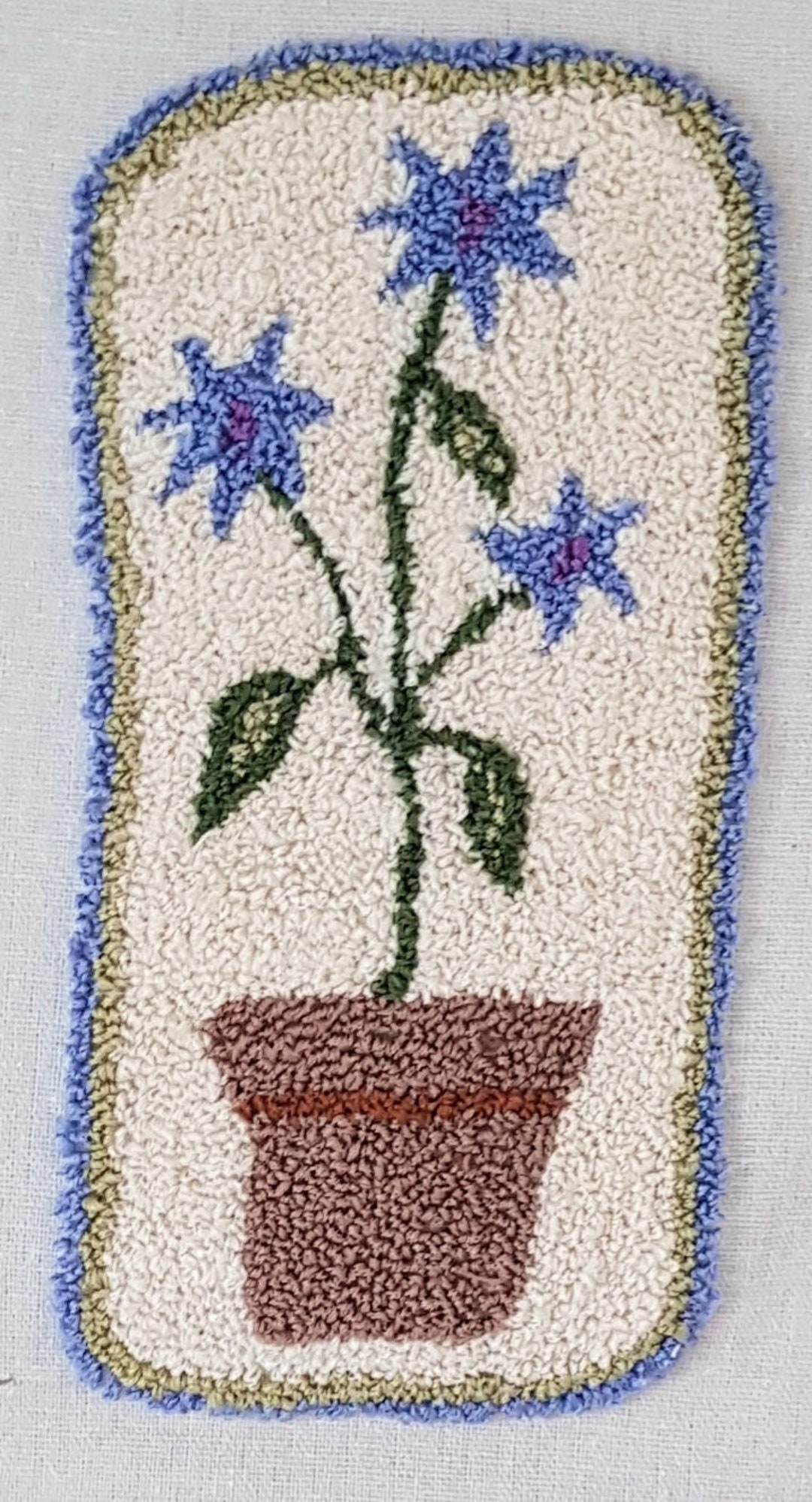 PRETTY POT PLANT Punch Needle Embroidery Kit - Etsy