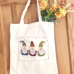 GNOMES Punch Needle Embroidery kit for beginners with video tutorial