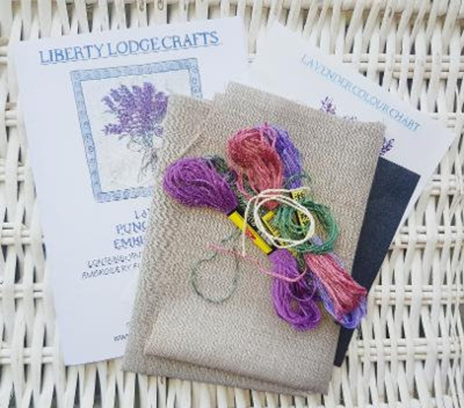 LAVENDER Punch Needle Embroidery Kit - Etsy