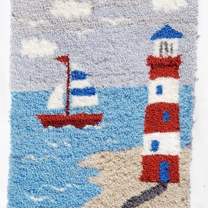 LIGHTHOUSE Punch Needle Embroidery Kit  (suitable for beginners)