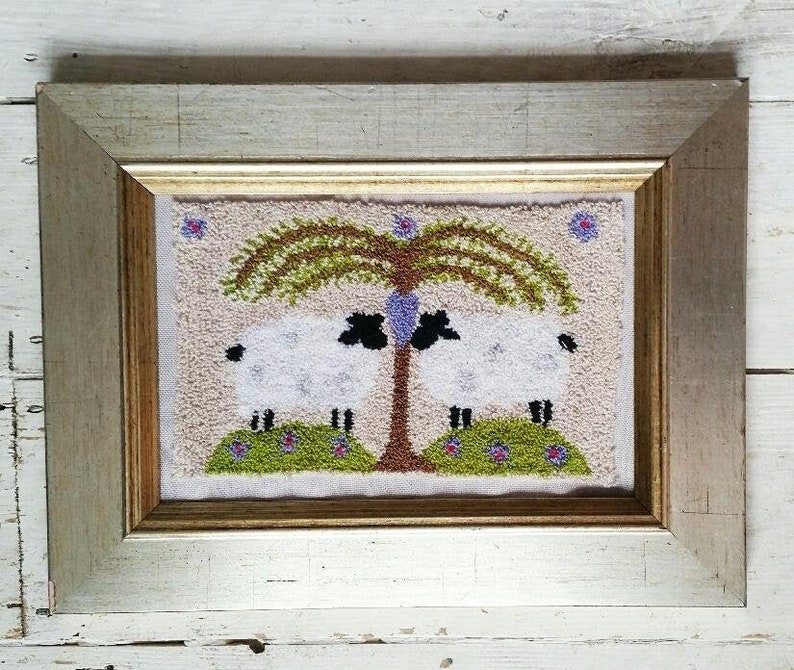 SHEEP Punch Needle Kit Etsy UK