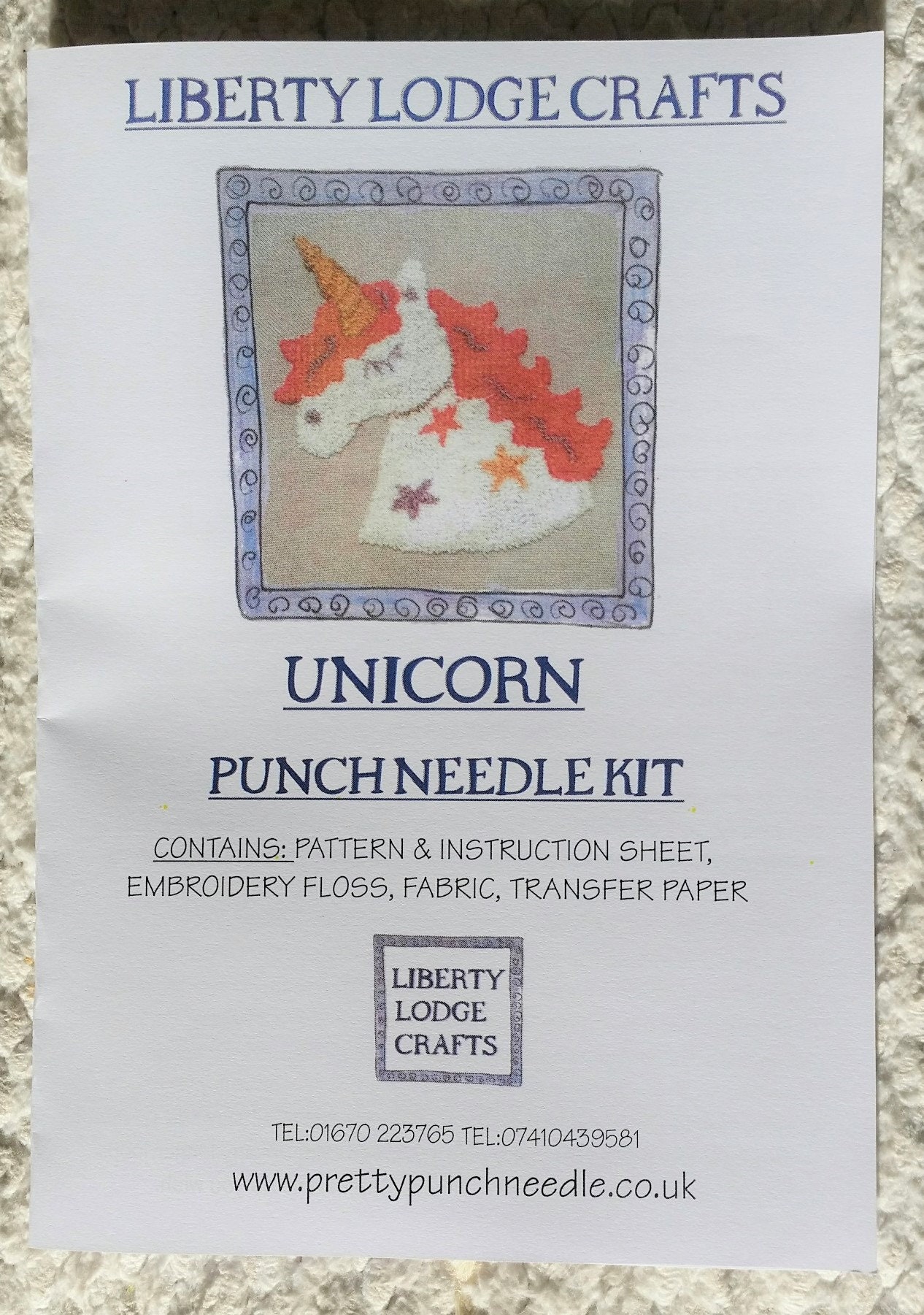 UNICORN Punch Needle Embroidery Kit - Etsy