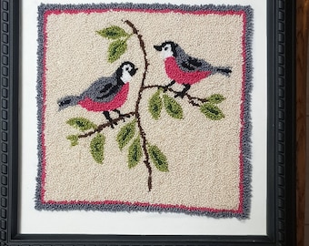 LOVEBIRDS Punch Needle Embroidery Kit