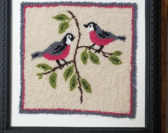 LOVEBIRDS Punch Needle Embroidery Kit