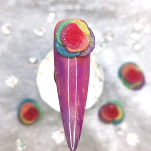 Acrylic Nail Charms, Nail Art supplies, craft supplies, handmade rose charms, gifts for nail tech