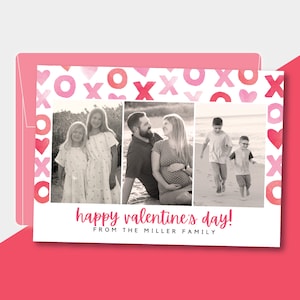 Plantilla del Día de San Valentín, Tarjeta fotográfica del Día de San Valentín, Tarjeta de San Valentín editable en Canva