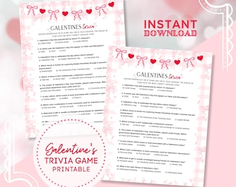 Galentine’s Trivia Game, Valentine’s Day Printable, Girls Night Party Game, Fun Galentine’s Day Activity