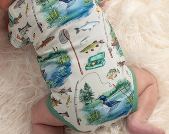 fishing baby, fishing baby shower gift, newborn fishing, fisherman aesthetic, fisherman gift, fish baby bodysuit, fish newborn, fishing
