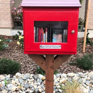 Shared Sidewalk Library Street Outdoor Lending Tiny Community - Etsy