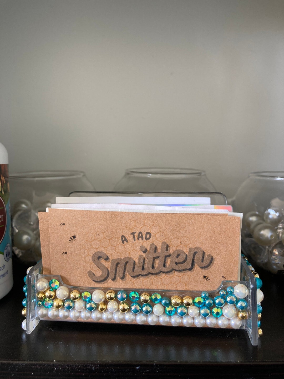 Glitzy Bling Business Card Holders Etsy