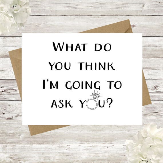 maid of honor asking