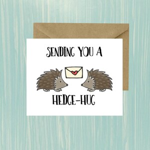 HedgeHug, Saudades de você, Só porque, Cartão, Download instantâneo, Para impressão, Ouriço, Distância social, Quarentena, Presente de estudante universitário, Amigo