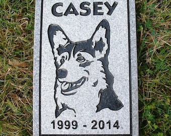 Pet memorial stone 12 x 8" 179.00 includes engraving free shipping