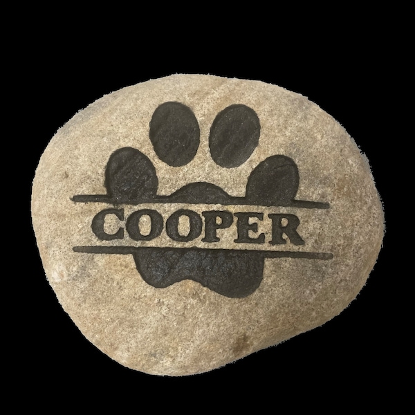 Custom Pet Memorial Stone 11"