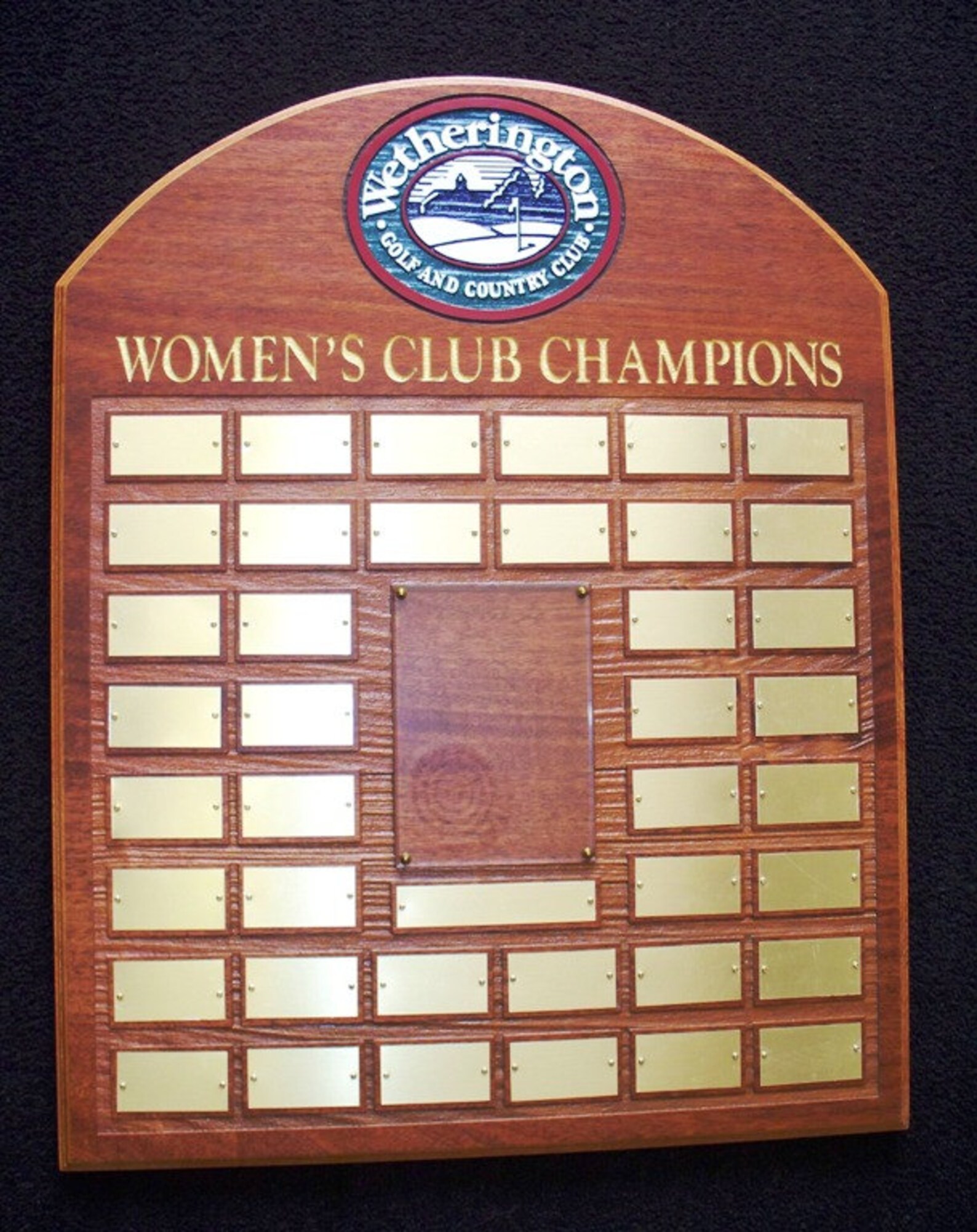 Custom Carved Perpetual Recognition Plaque 40 Plates Etsy