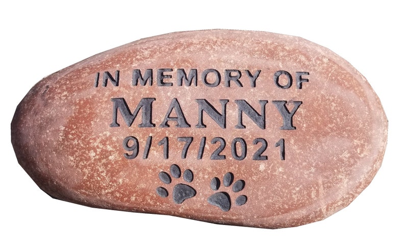 Pet memorial stone 7 custom engraved free shipping image 3