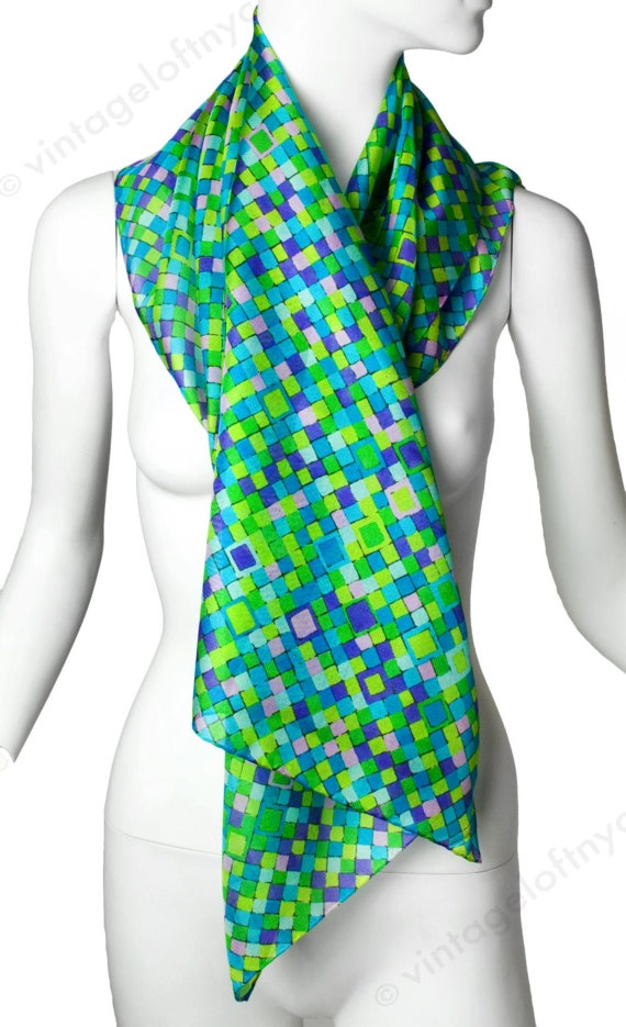 Vintage Italian Scarf | Vintage Deadstock Silk Sca