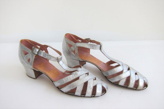 1920s Evening Shoes Jazz Age Womens Dance Shoes 20