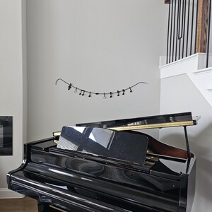 Music Note Felt Garland - Piano Room Decor - Etsy