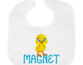 Chick Magnet Baby Bib, baby boy bib, humorous, funny, unique