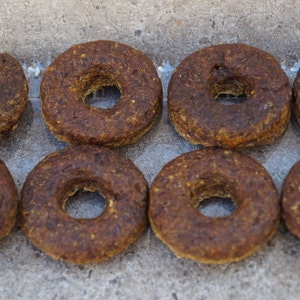 Healthy Plain Dog Donut Treats Organic and Vegan Dog Treats All Natural and Gluten Free Dog Treats Sugar Free Treats Gourmet Treats image 5