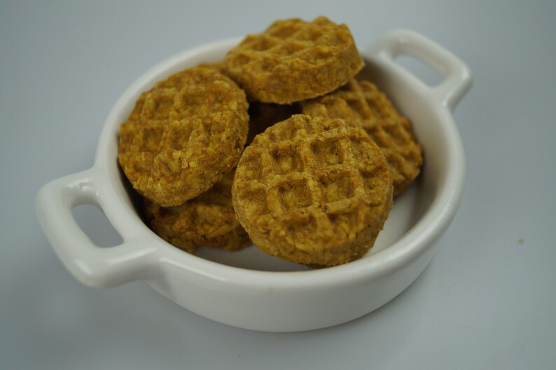 Waffle Bites Dog Treats Healthy Dog Treats Organic Dog Etsy