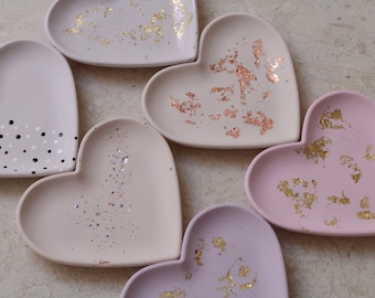 Jesmonite Ceramic Love Heart Tray Display Dish, Home Decor Heart Tray, in Pastel Pink Heart or Lavender Purple Heart, Key Holder,coin Holder - Etsy il 340x270.5395339379 tiyv