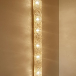 Xtra Large Vintage Murano Glass Sconce, Mid Century  Fixture Light