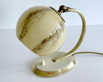 アールデコ調のカットガラス製テーブルランプ、1930年代頃 - Etsy 日本