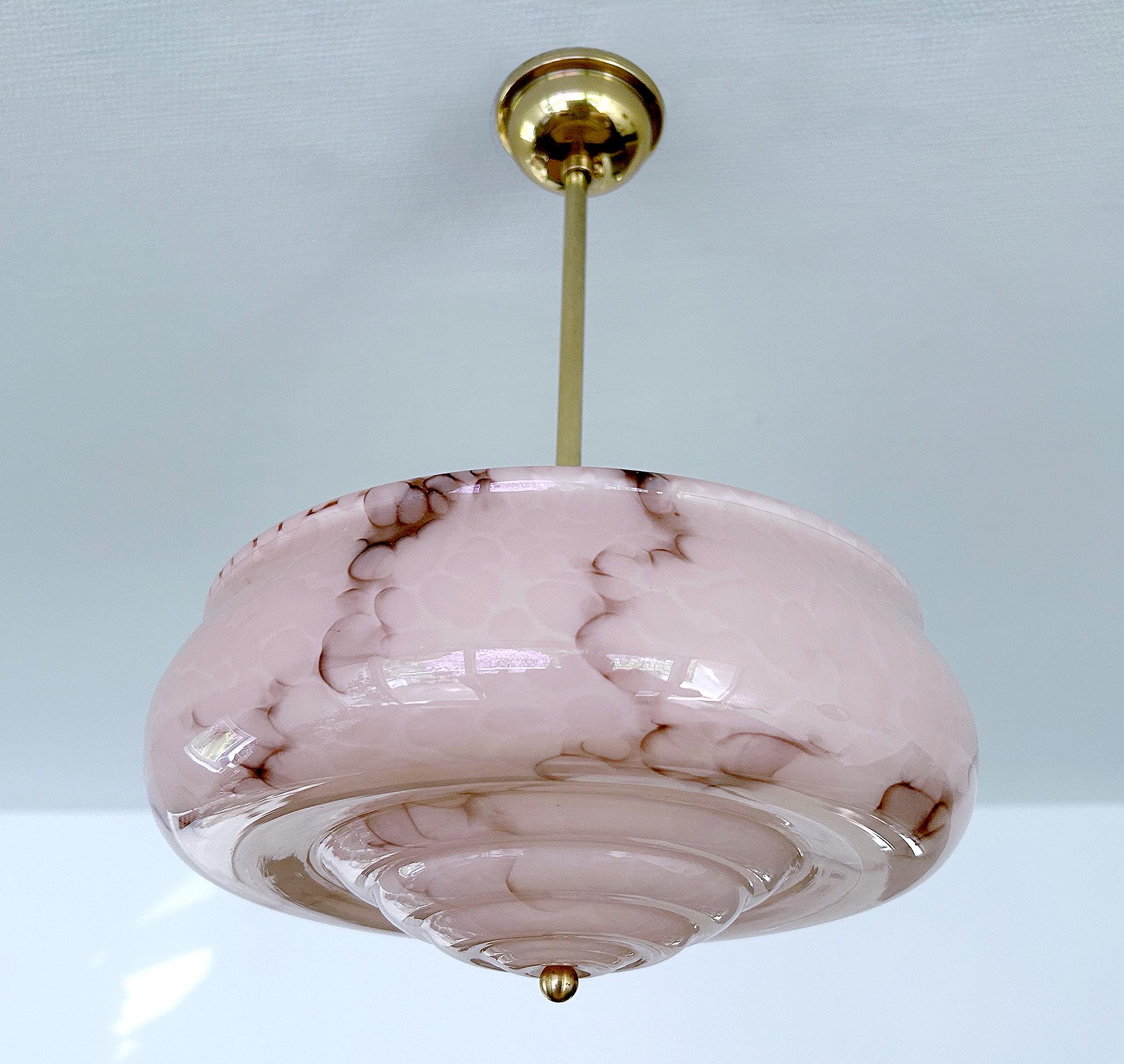French art deco glass lamp shade - Etsy 日本