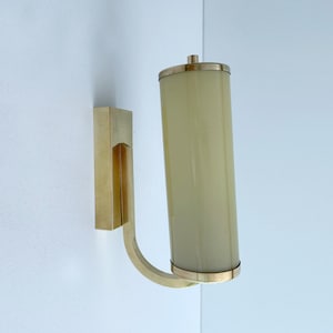 Art Deco Glas-Wandleuchter