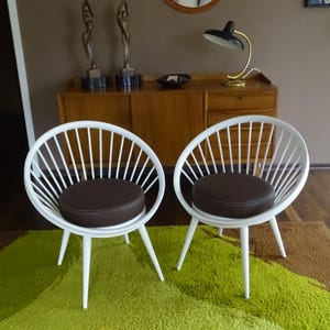 Pair Danish Lounge Chairs