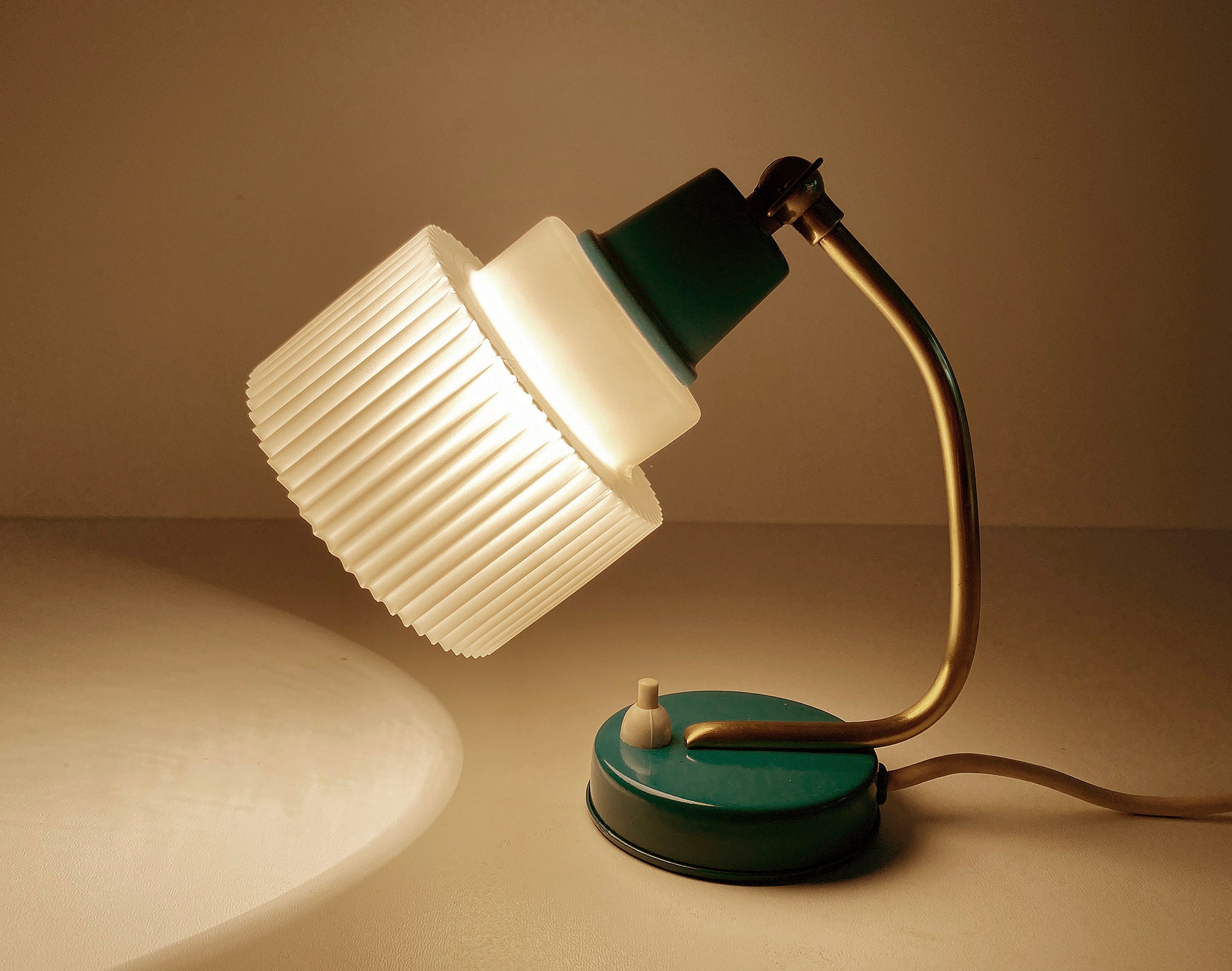 Stilvolle Mid Century Lampe Vintage Retro Tischleuchte | Etsy