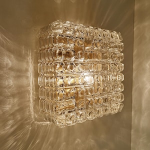 Vintage Bubble Glas Sconce,  Mid Century Vanity Lighting