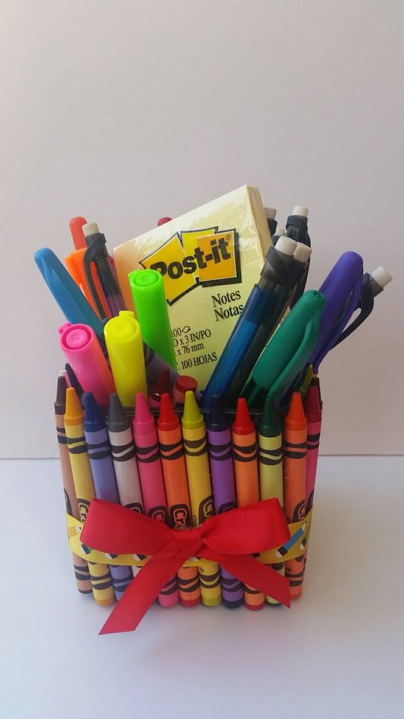 Crayon Pencil Caddy Teacher Gift