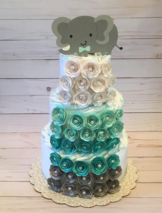 elegant diaper cakes