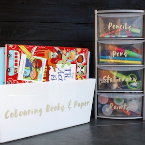 Art Cupboard Organisation Labels - Craft Storage Decals - Craft Supplies Stationary Stickers - Classroom Labels - So Many To Choose From