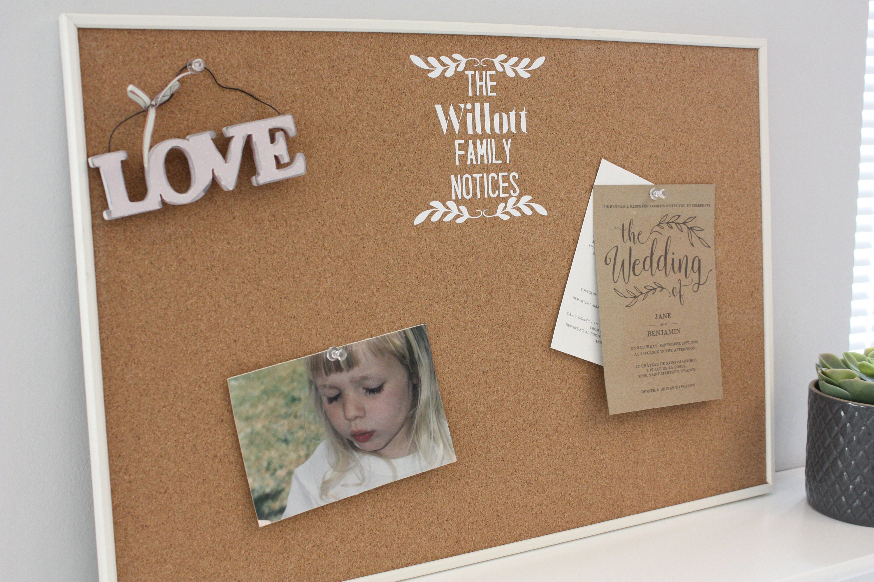 Personalised Family Notice Board Label Label Only Available Etsy UK
