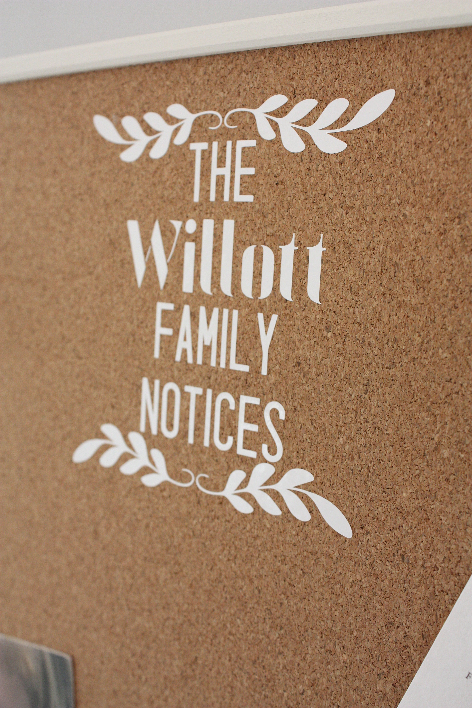 Personalised Family Notice Board Label Label Only Available Etsy UK