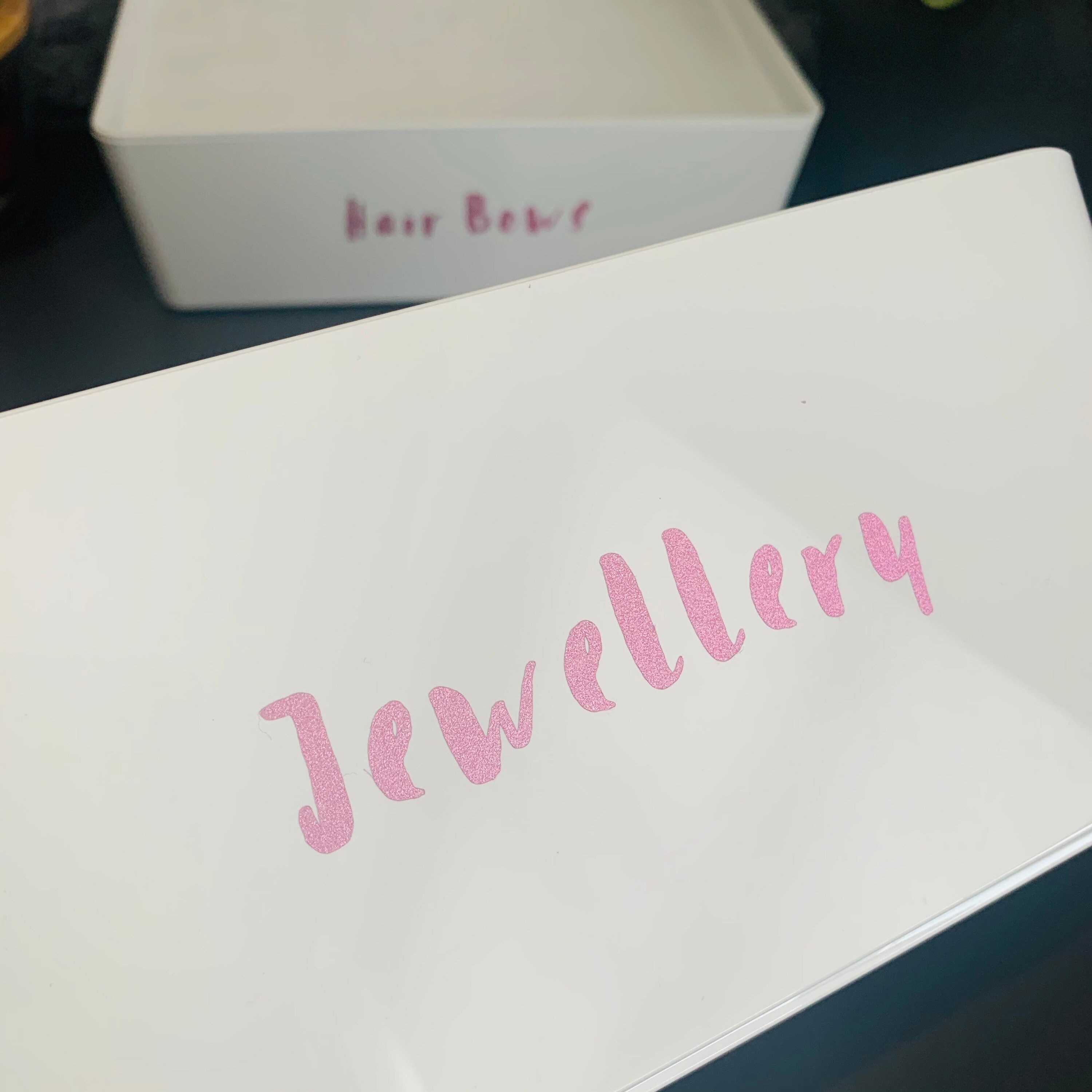 Girls Accessories Labels Hair Clip Storage Jewellery Box | Etsy