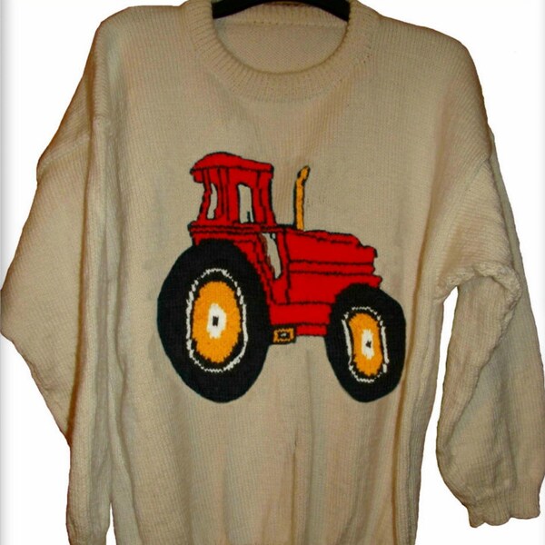 Tractor Knitting Etsy
