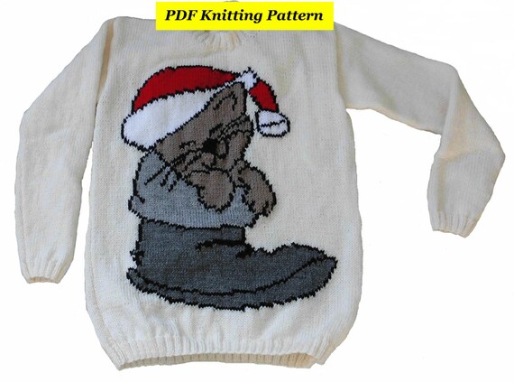 christmas cat jumper