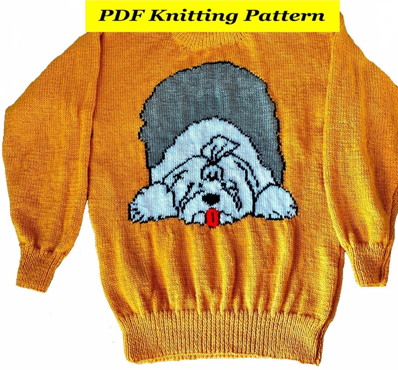 Childrens & Adults Old English Sheepdog 2 Jumper / Sweater Etsy UK