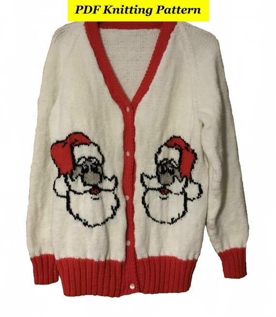 santa cardigan