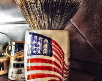 PantaRei Proud American - manchurian / silvertip badger 28/30mm
