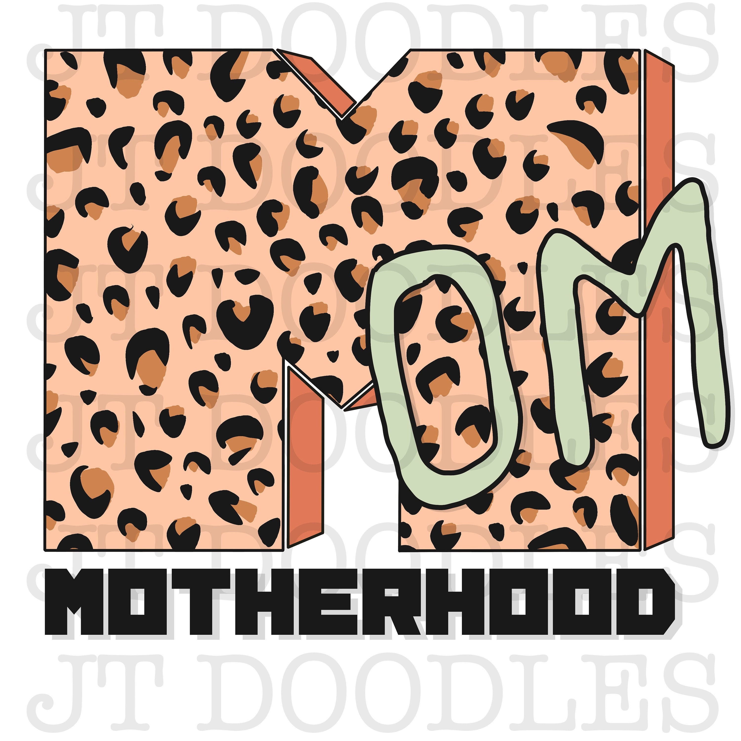 Download Mtv Mom Leopard Motherhood Sublimation PNG INSTANT DOWNLOAD | Etsy