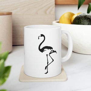 Flamingo Ceramic Coffee Tea Mug 11oz