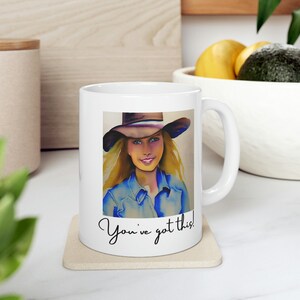 Sie haben diese Frauen in großen Hut Keramik Kaffee Teebecher 11oz