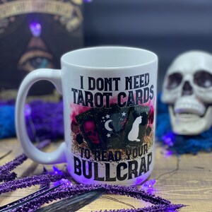 No necesito cartas del tarot taza de cerámica